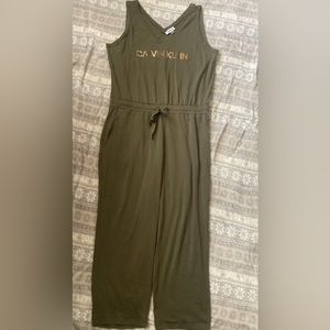 Army green Calvin Klein jumpsuit size L